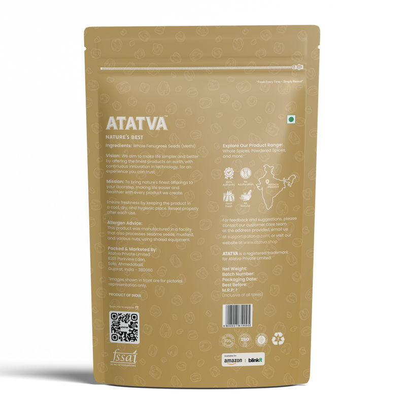 Whole Fenugreek Seeds