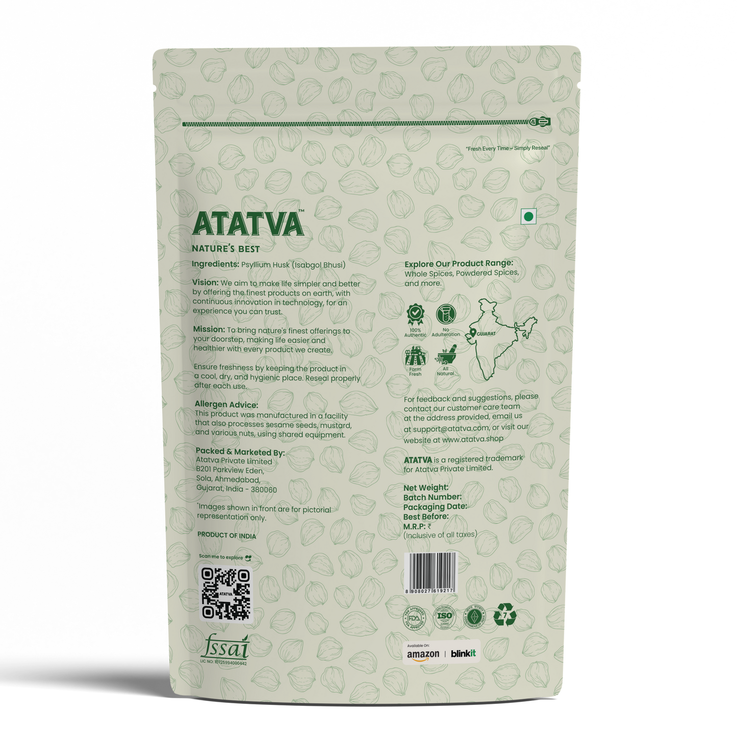 Psyllium Husk (Isabgol Bhusi)