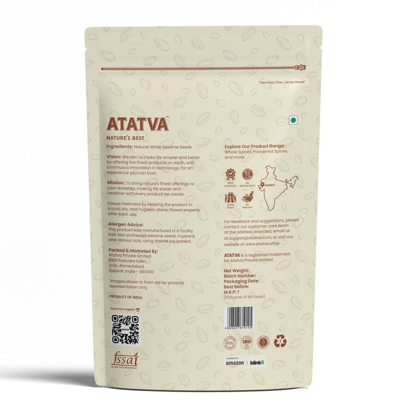 Natural White Sesame Seeds