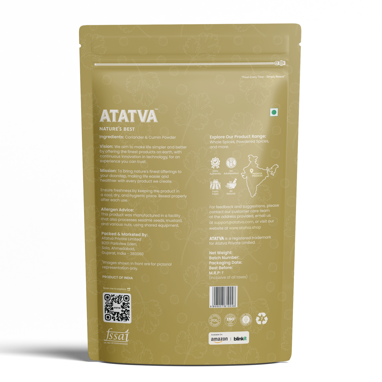Coriander & Cumin Powder (Dhaniya Jeera Powder)