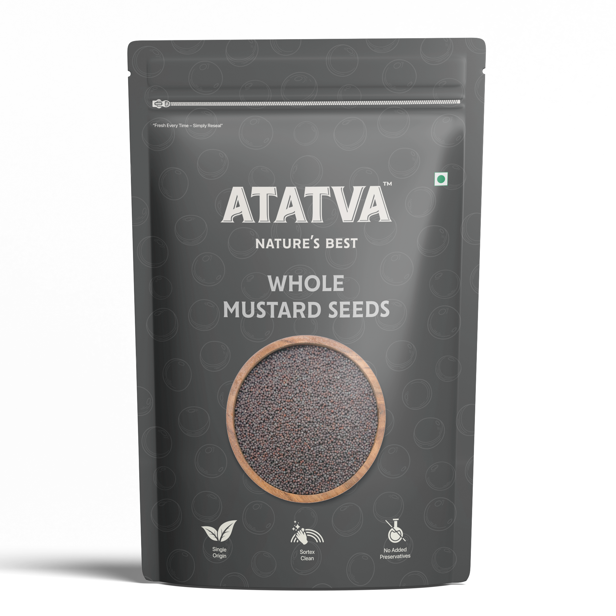 Atatva | Whole Mustard Seeds (Sarson / Rai)